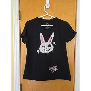 Gearbox Software Shirt Womens Black Graphic Tee T-Shirt Size XL 100% Cotton